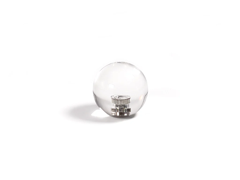 KDiT clear 35mm balltop for Japanese-style joystick levers