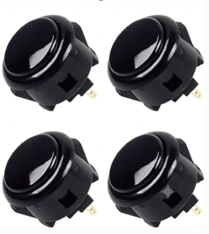Genuine Sanwa OBSF-30 30mm snap-in push button in white