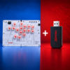 Fravex 16-Key Leverless Controller (White / Acrylic) + PS5 Bootloader Combo