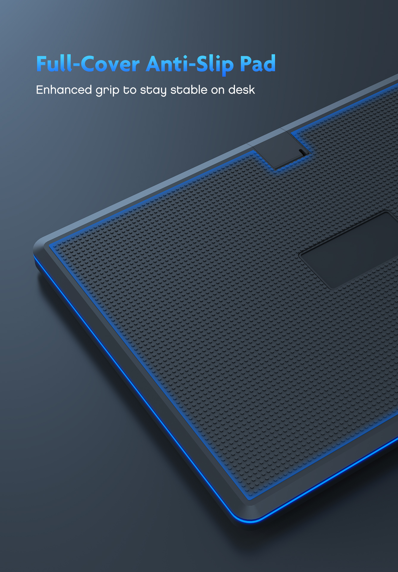 Full-cover anti-slip base