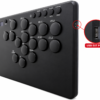 Fravex 16-Key Leverless Arcade Controller (OLED · Hot-Swap · RGB) — PC/PS4/PS3/Switch