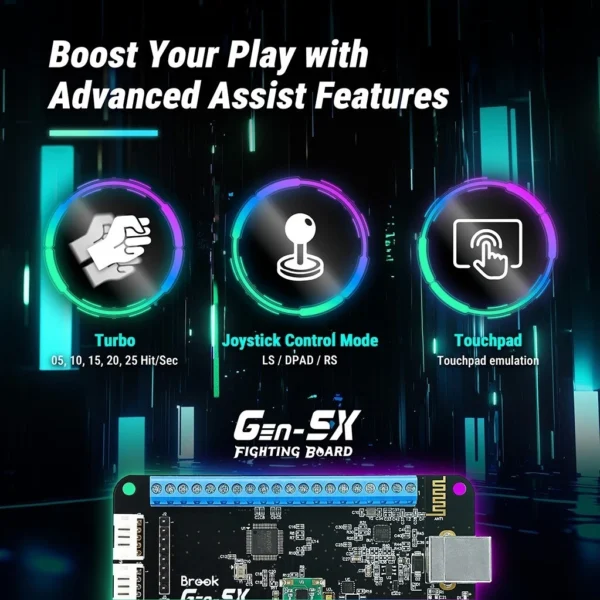 brookgen5x_s-l1600_23 Brook Gen-5X Fighting Board (PS5 / Xbox Series / Switch 2 / PC)