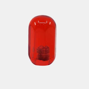 Crown Octagonal loop battop Clear Red Crown Octagonal loop battop Clear Red