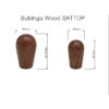 Bubinga wood battop sizes Bubinga wood battop sizes
