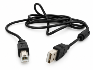 USB 2.0 A-to-B Cable — 2 Meter (with Ferrite Core)