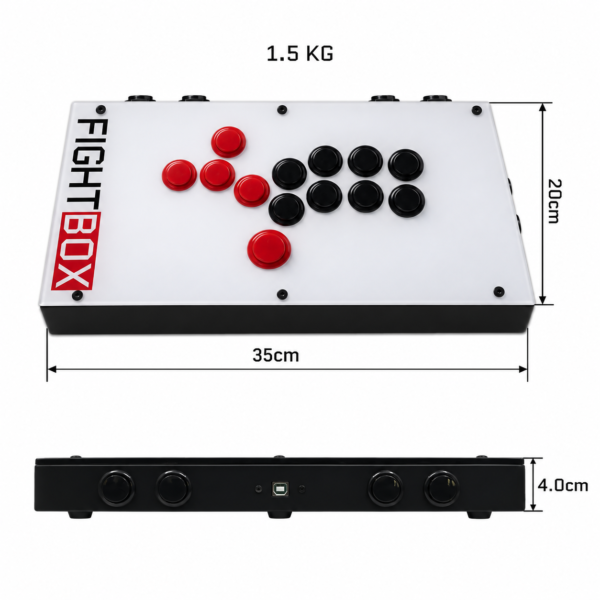 FightBox Leverless HitBox Controller — Sanwa OBSF-24
