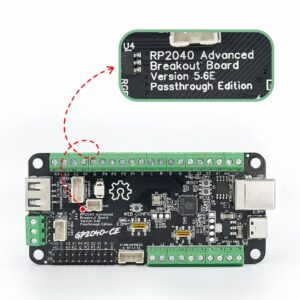 GP2040-CE RP2040 Advanced Breakout Board — Fighting Board (Passthrough Edition)