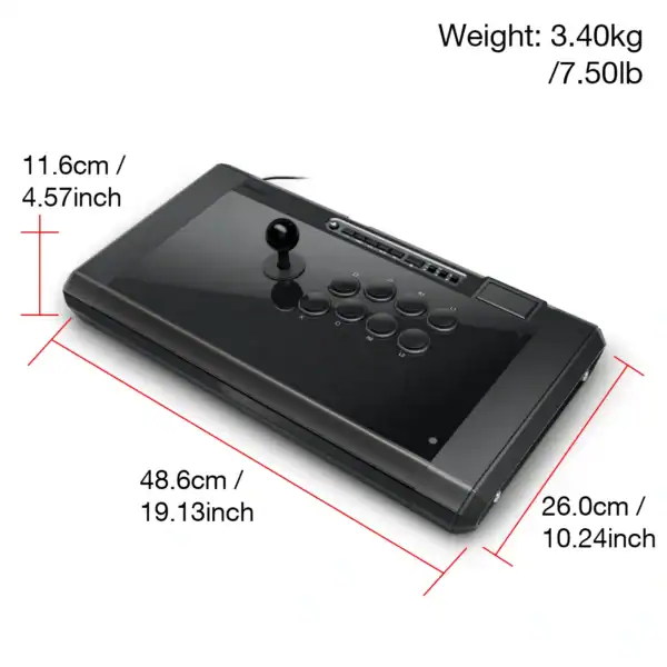 Qanba Obsidian 2 Arcade Fight Stick — PS5 / PS4 / PC