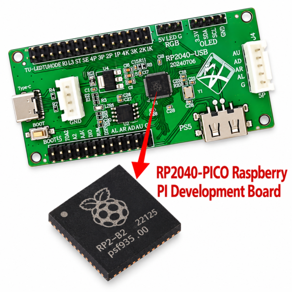 Raspberry Pi PICO RP2040 Fighting Board