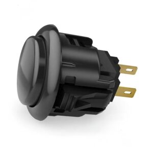 Qanba D-lite Push Button — Black (24mm)