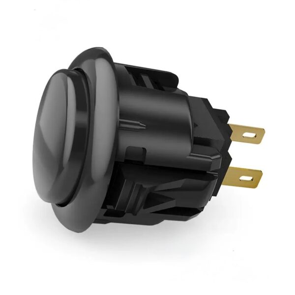 Qanba D-lite Push Button — Black (24mm)
