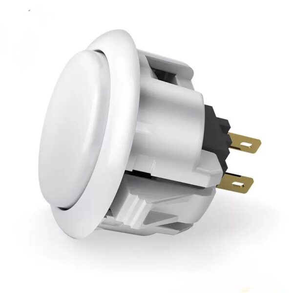 Qanba D-lite Push Button — White (30mm)