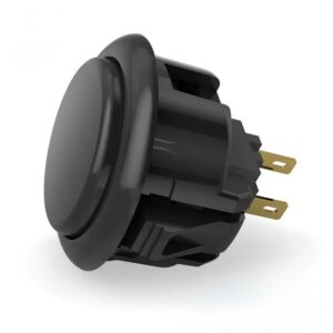 Qanba D-lite Push Button — Black (30mm)