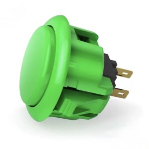 Qanba D-lite Push Button — Green (30mm)
