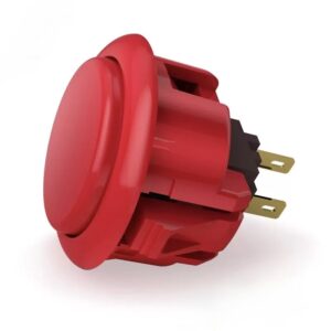 Qanba D-lite Push Button — Red (30mm)