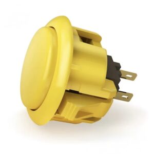 Qanba D-lite Push Button — Yellow (30mm)