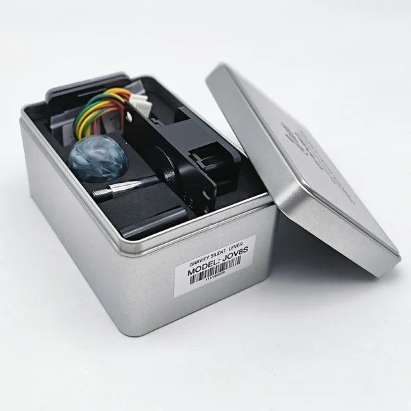 Qanba Gravity V8 Mechanical Silent Lever — Cherry MX Speed Silver (Arcade Joystick)