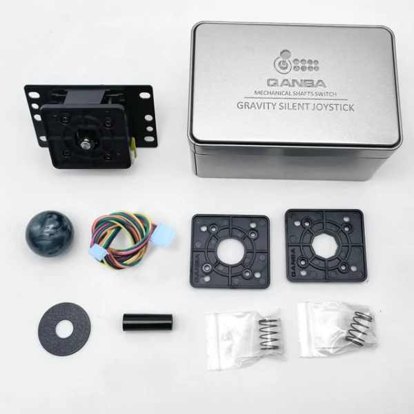 Qanba Gravity V8 Mechanical Silent Lever — Cherry MX Speed Silver (Arcade Joystick)