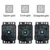 Qanba Gravity V8 Mechanical Silent Lever — Cherry MX Speed Silver (Arcade Joystick)