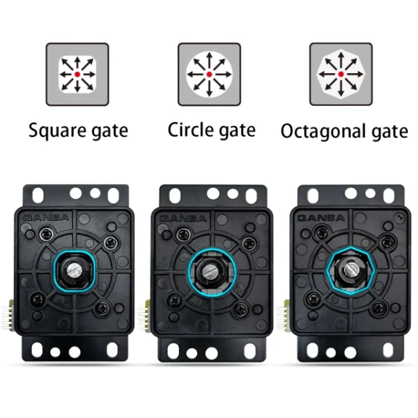 Qanba Gravity V8 Mechanical Silent Lever — Cherry MX Speed Silver (Arcade Joystick)