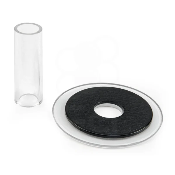 Sanwa JLF-CD Shaft Cover & Dustwasher Set — Clear
