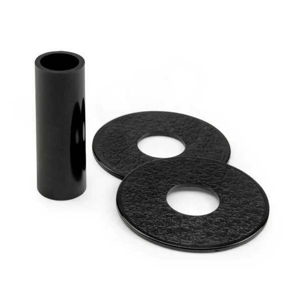 SANWA-JLF-CD-K Sanwa JLF-CD Shaft Cover & Dustwasher Set — Black