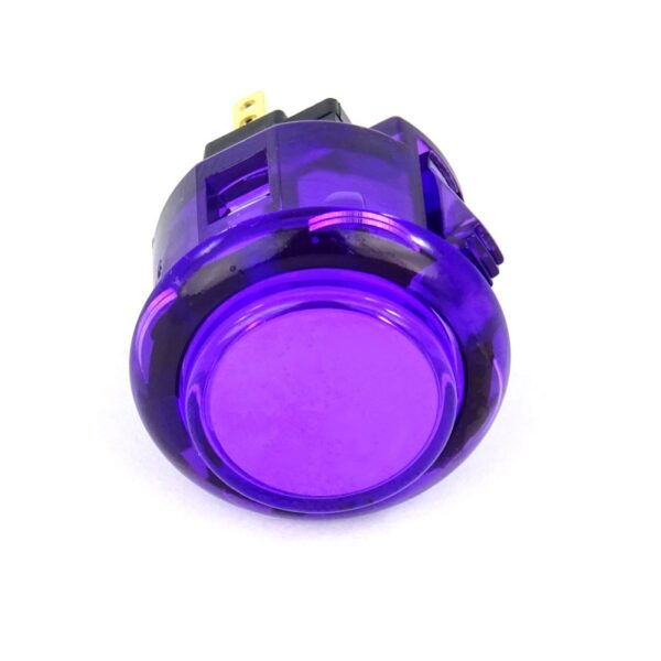 Sanwa OBSC-24 Push Button — Clear Violet (24mm)