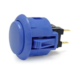 Sanwa OBSF-24 Push Button — Dark Blue (24mm)