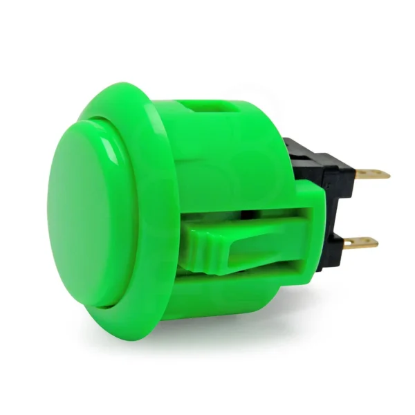 Sanwa OBSF-24 Push Button — Green (24mm)