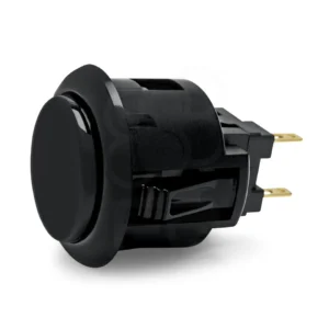 Sanwa OBSF-24 Push Button — Black (24mm)