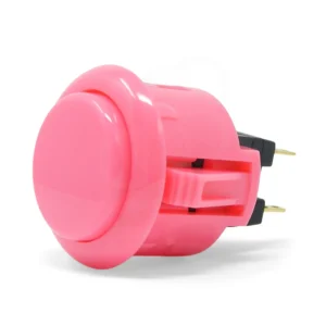 Sanwa OBSF-24 Push Button — Pink (24mm)