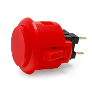 Sanwa OBSF-24 Push Button — Red (24mm)