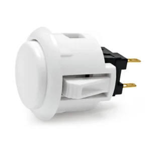 Sanwa OBSF-24 Push Button — White (24mm)