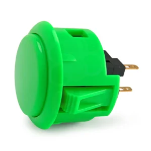 Sanwa OBSF-30 Push Button — Green (30mm)
