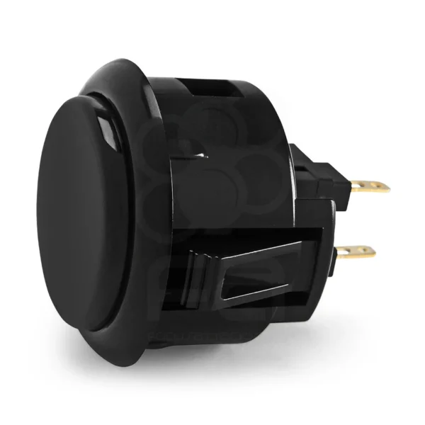 Sanwa OBSF-30 Push Button — Black (30mm)