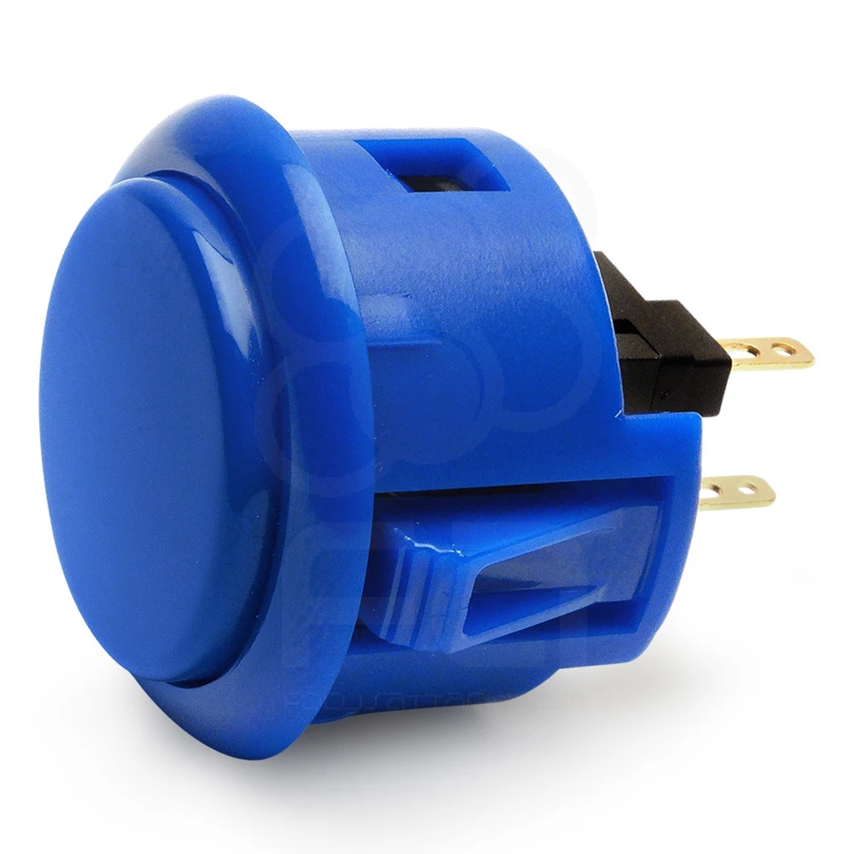 Sanwa OBSF-30 Push Button — Marine Blue (30mm)