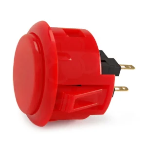 Sanwa OBSF-30 Push Button — Red (30mm)
