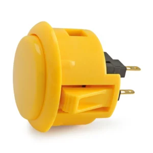 Sanwa OBSF-30 Push Button — Yellow (30mm)