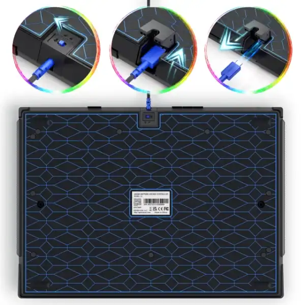 Qanba Sapphire S1 Leverless Arcade Controller — PS5 / PS4 / PC