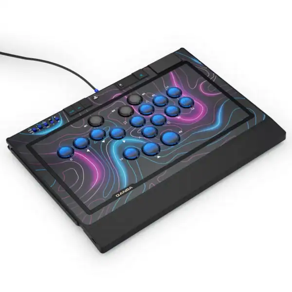 Qanba Sapphire S1 Leverless Arcade Controller — PS5 / PS4 / PC