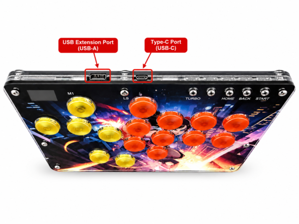 Fravex 16-Key Mini Leverless Controller (Acrylic) + PS5 Bootloader Combo