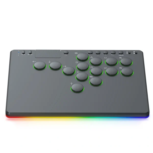 Fravex 14-Key Leverless Arcade Controller with Touch Pad, Black ABS - view 4