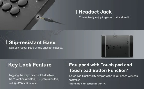 HORI NOLVA Mechanical All-Button Leverless Controller