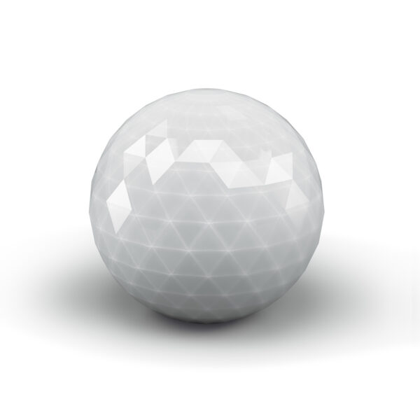 QANBA-PRIZM-BALL-QP02 Qanba Prizm Ball Top — Clear White (35mm)