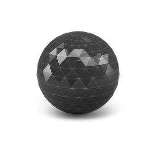 Qanba Prizm Ball Top — Clear Black (35mm)
