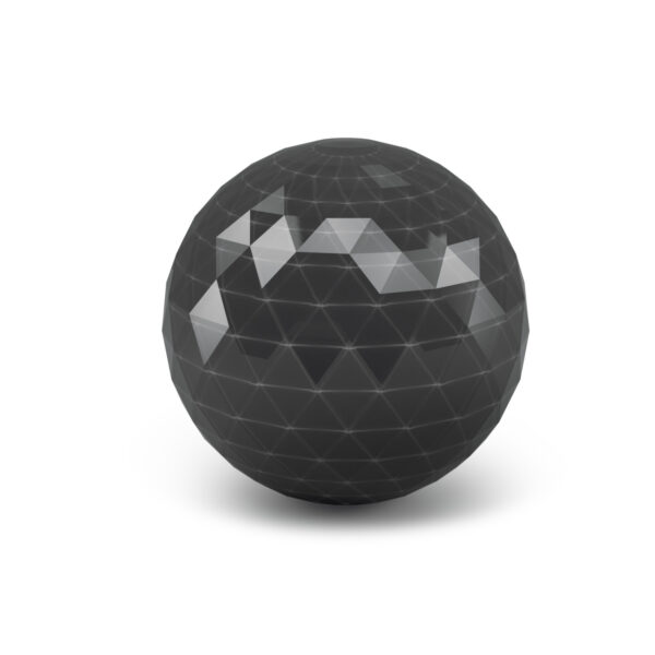 QANBA-PRIZM-BALL-QP04 Qanba Prizm Ball Top — Clear Black (35mm)