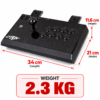QanbaQ1_2 Qanba Q1 Arcade Fightstick — Black (PC / PS3 / Switch / Android)